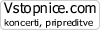 Vstopnice za koncerte in prireditve