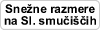 Sne�ne razmere na slovenskih smuči�čih